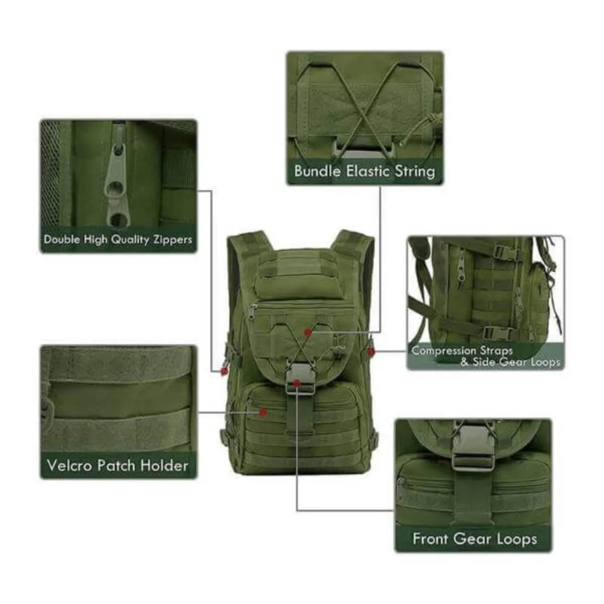 40L Tactical Backpack - Durable, Waterproof, and Versatile.