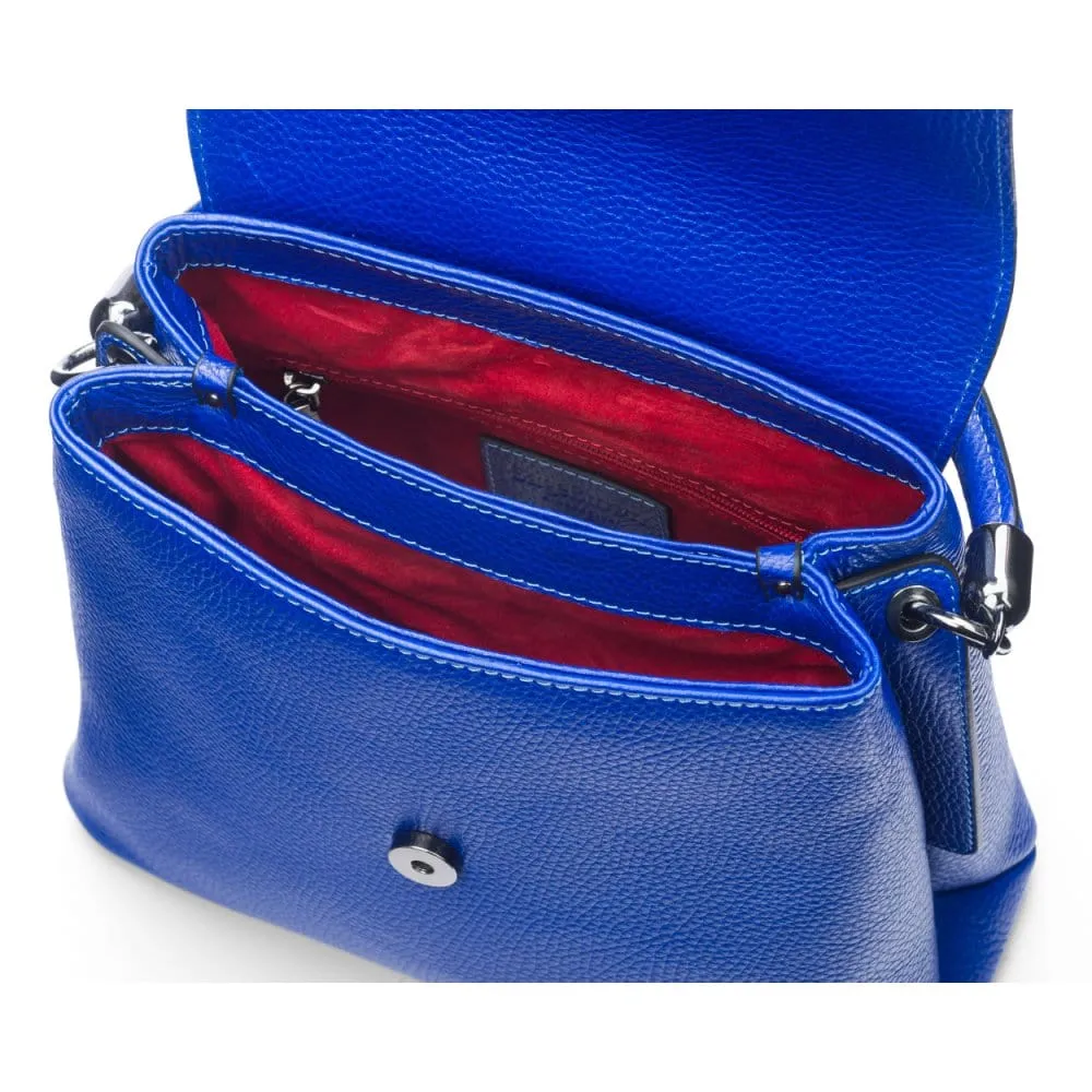 Amy Flap Over Handbag - Cobalt