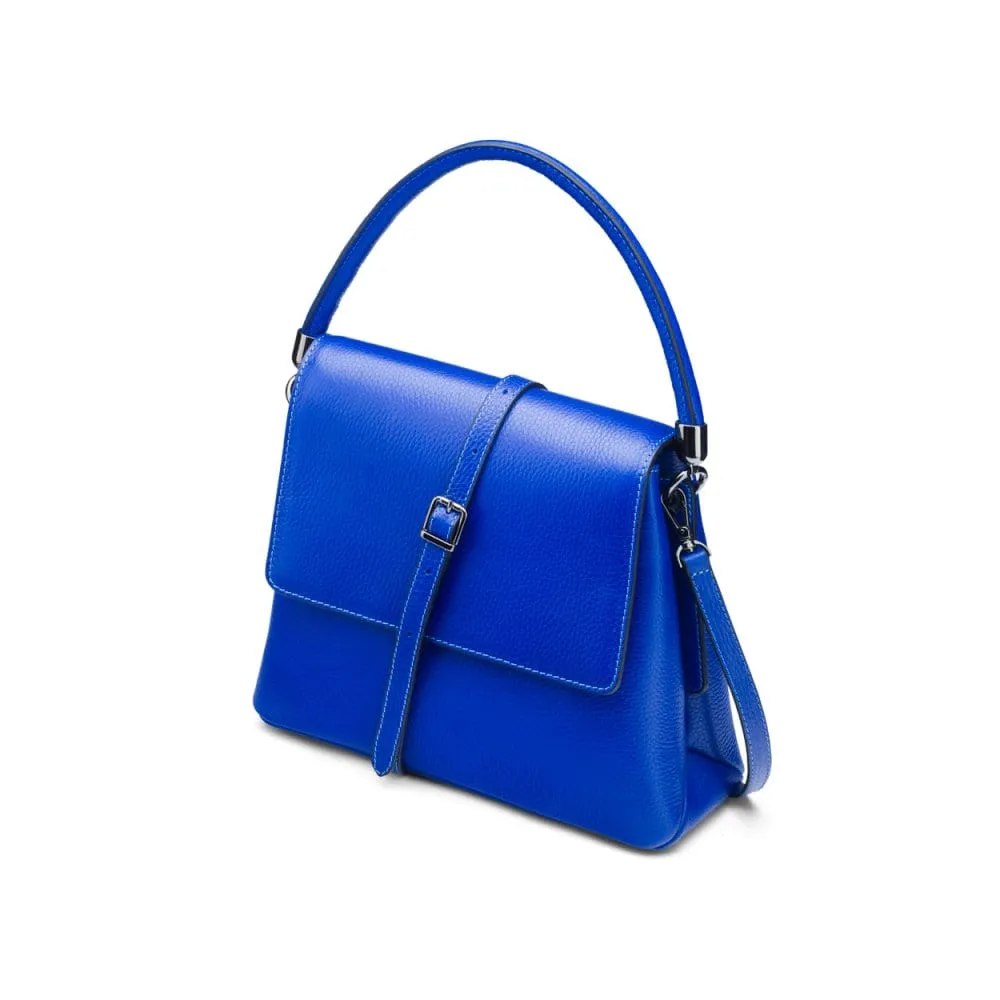 Amy Flap Over Handbag - Cobalt