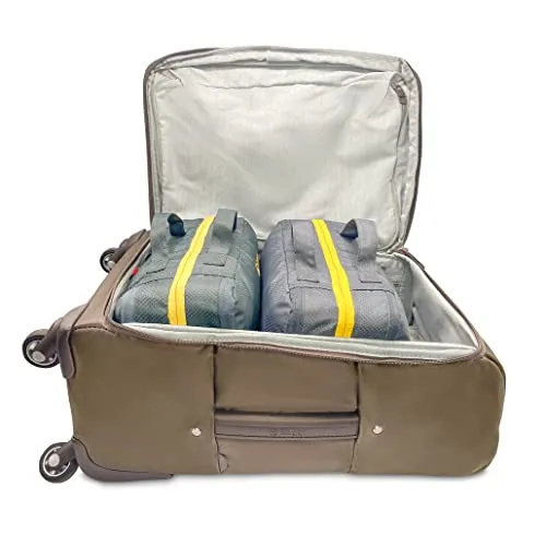 Biaggi Ultimate Compression ZipCube Set of 2 - Expandable Travel Organizer Bags for Suitcases, Lightweight Packing Cubes for Women & Men's Travel Accessories