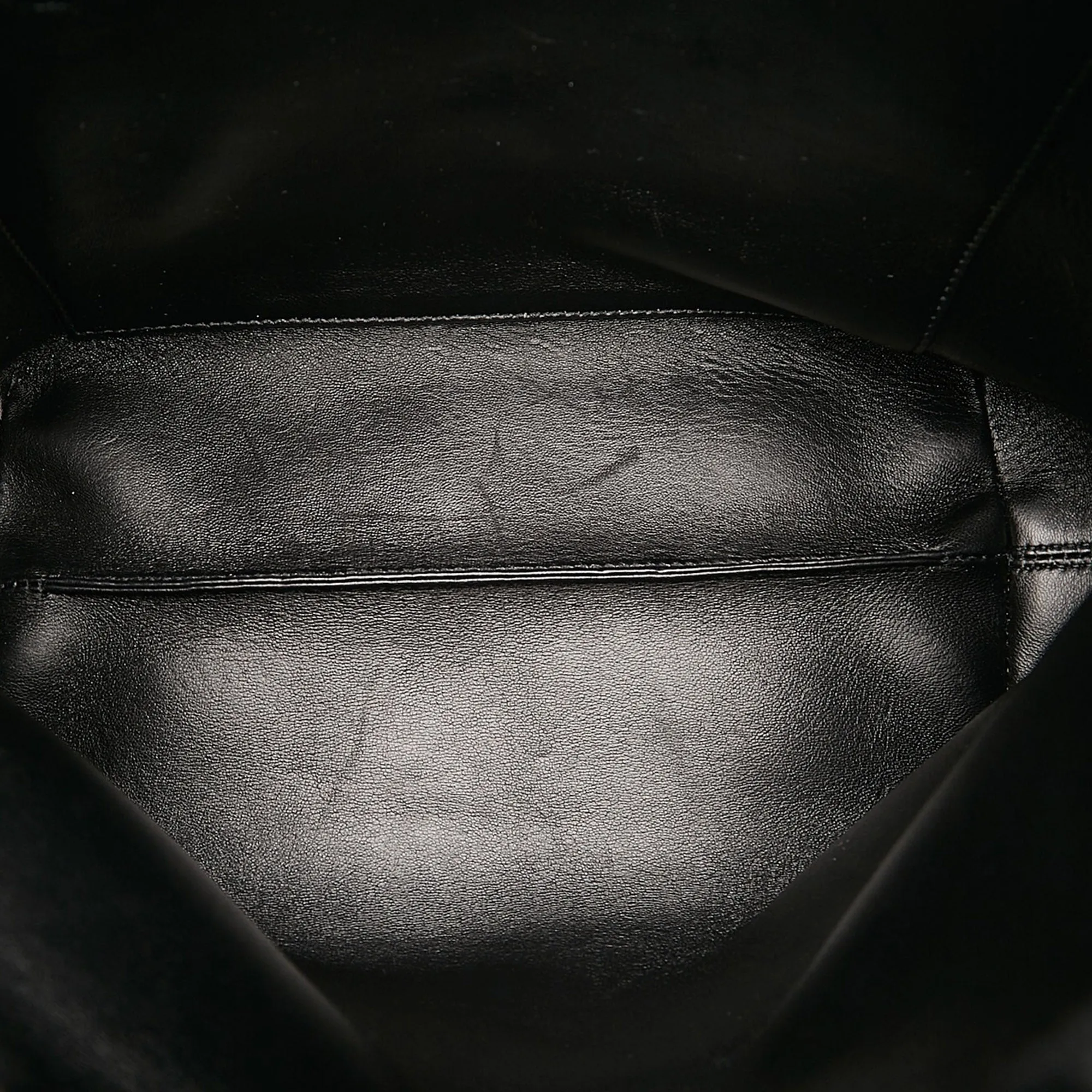 Black Balenciaga Logo Faux Fur Everyday XS Tote Bag