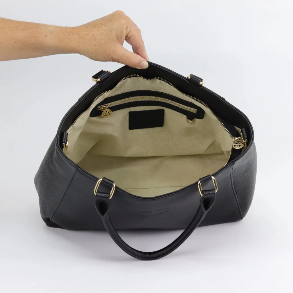Corinne leather tote