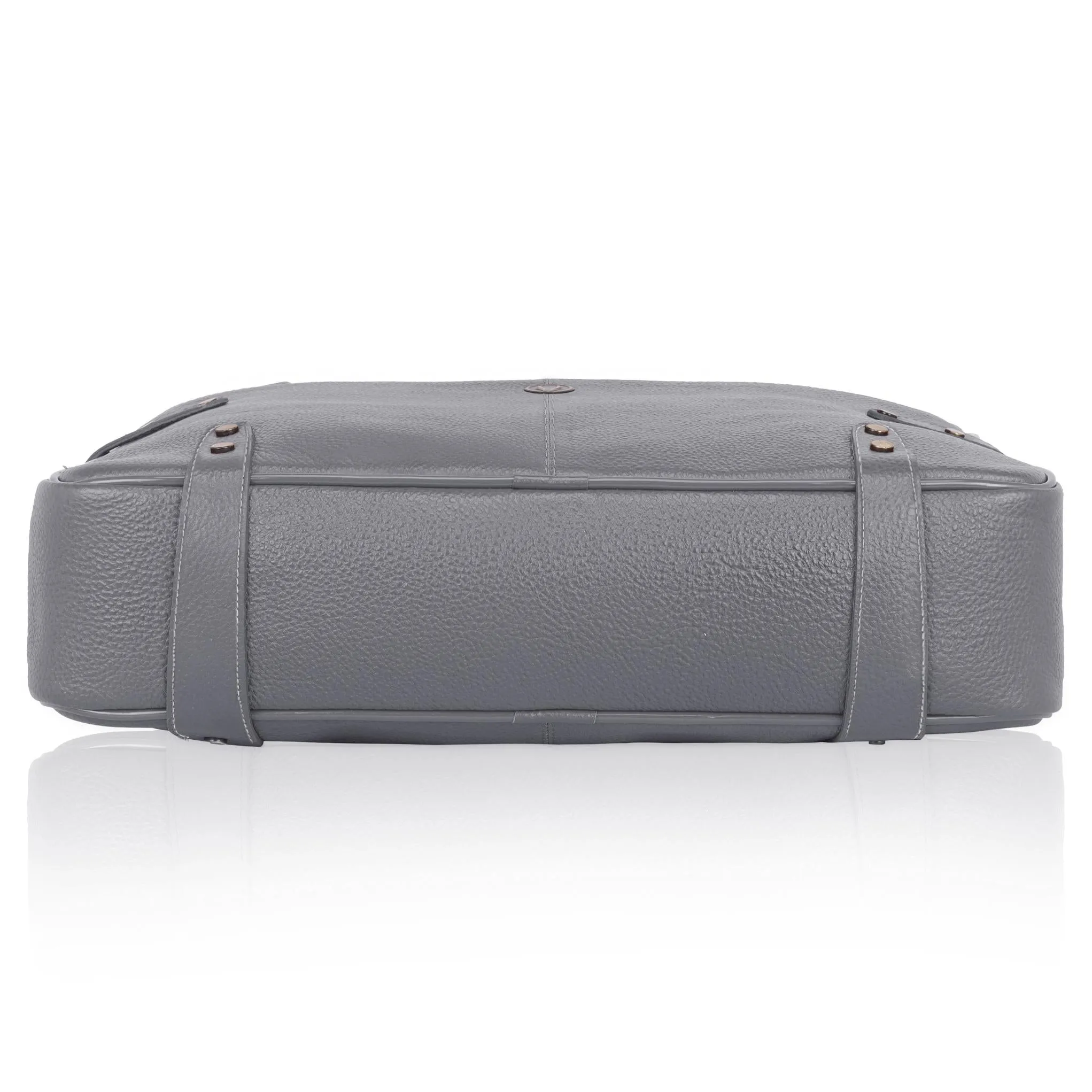 CYRUS Leather Laptop Messenger Bag for Men