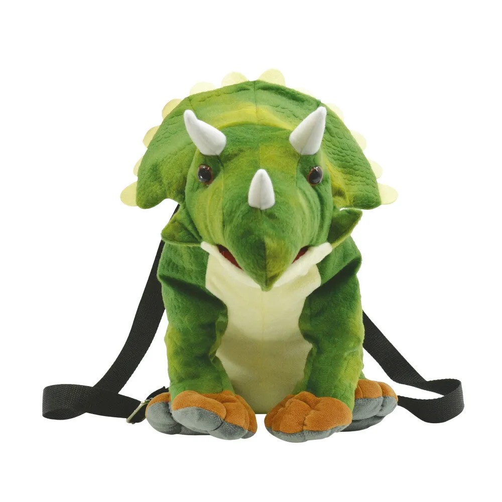 Dinosaur Plush Backpack Triceratops