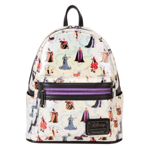 Disney - Villains Iridescent All-Over Print Mini Backpack