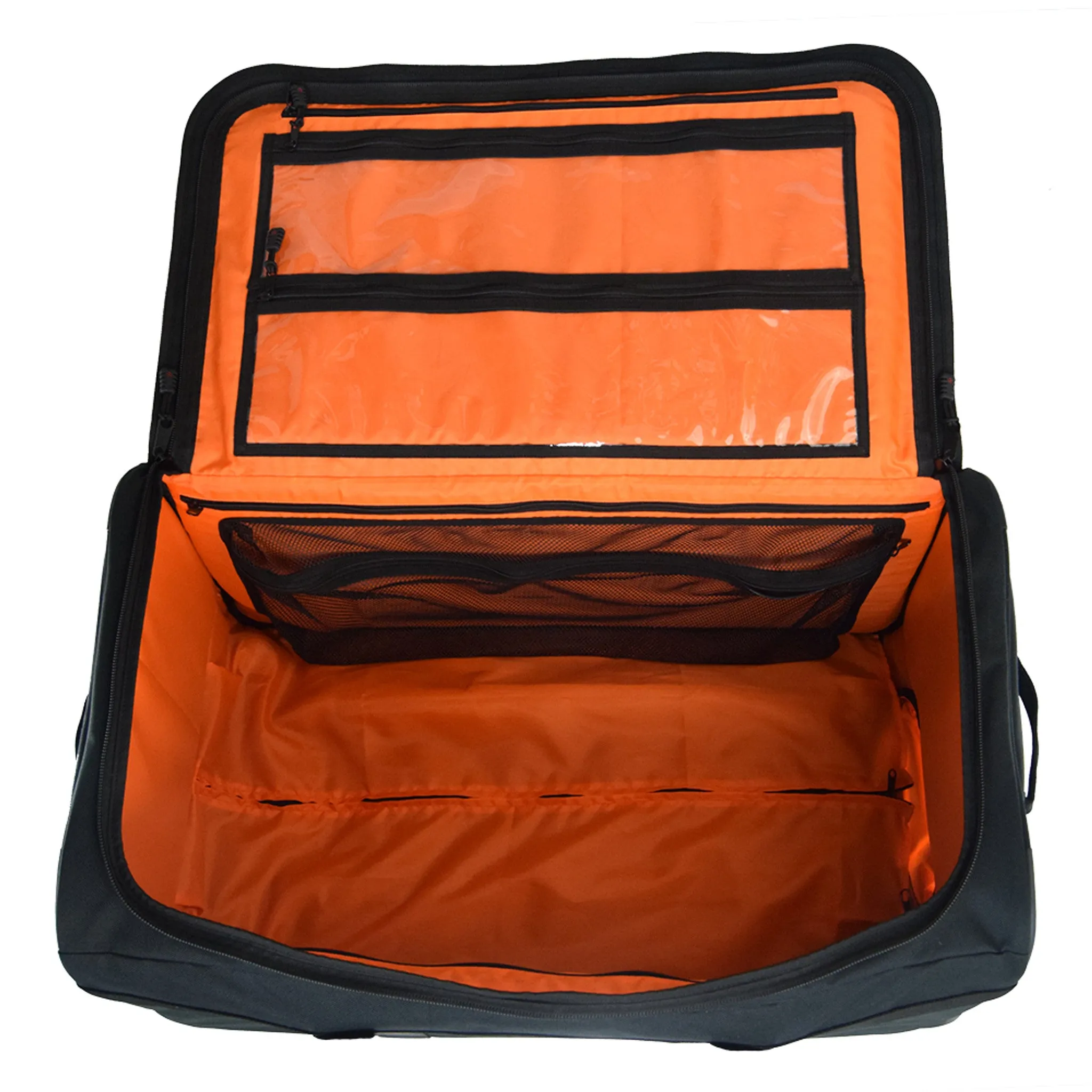 Flying Circle Buffalo Collapsible Rolling Duffel Bag