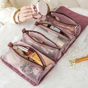 Foldable Cosmetic Bag Travel Expandable Organizer