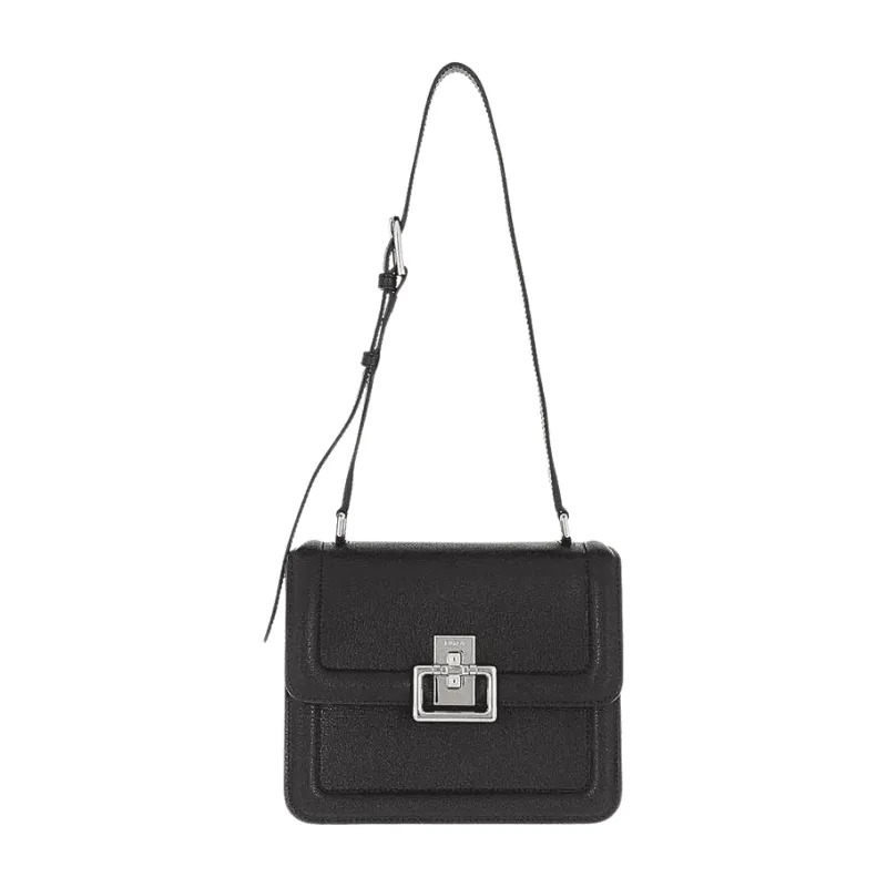 Furla Villa Small Leather Crossbody Bag - Nero Black