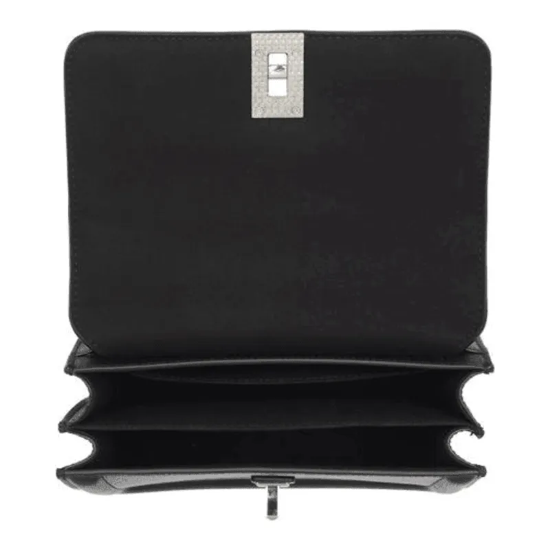 Furla Villa Small Leather Crossbody Bag - Nero Black