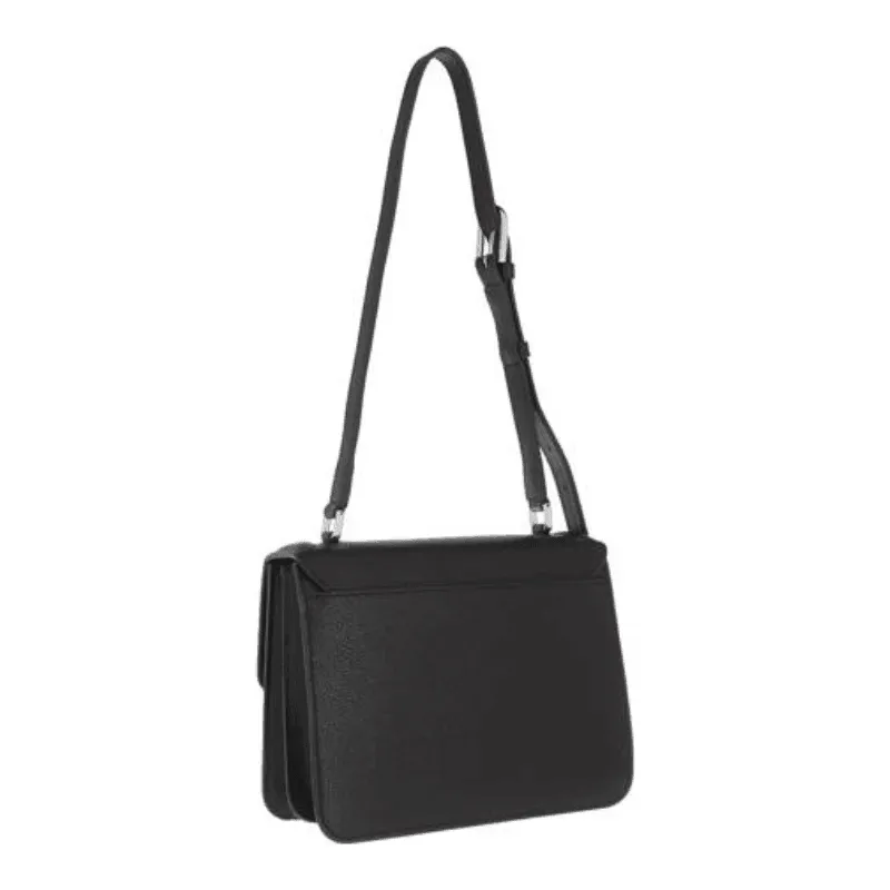 Furla Villa Small Leather Crossbody Bag - Nero Black
