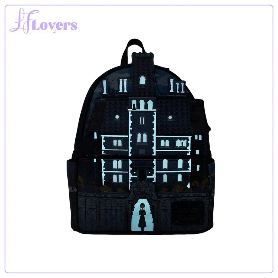 Loungefly MGM Wednesday Nevermore Academy Mini Backpack