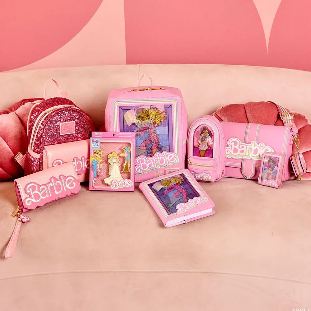 Loungefly x Barbie™ 65th Anniversary Doll Box Triple Lenticular Mini Backpack