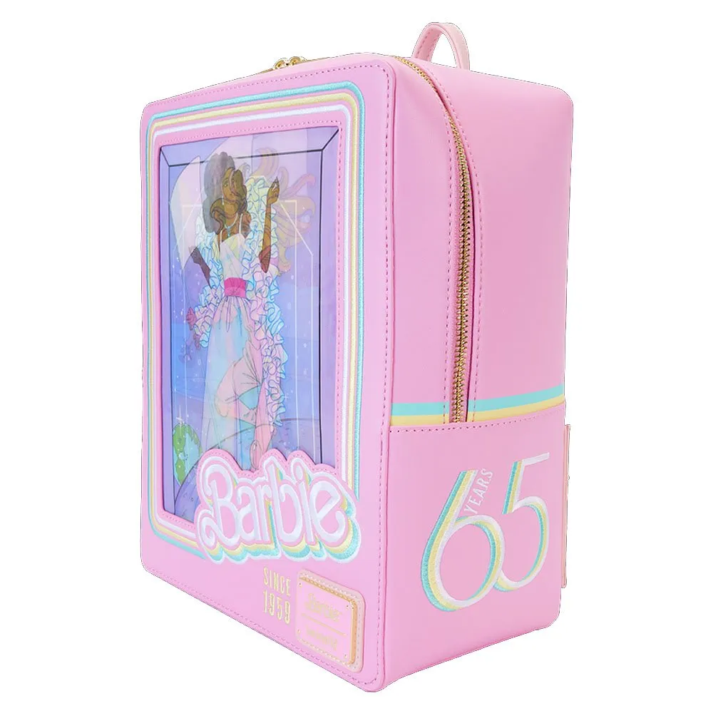Loungefly x Barbie™ 65th Anniversary Doll Box Triple Lenticular Mini Backpack