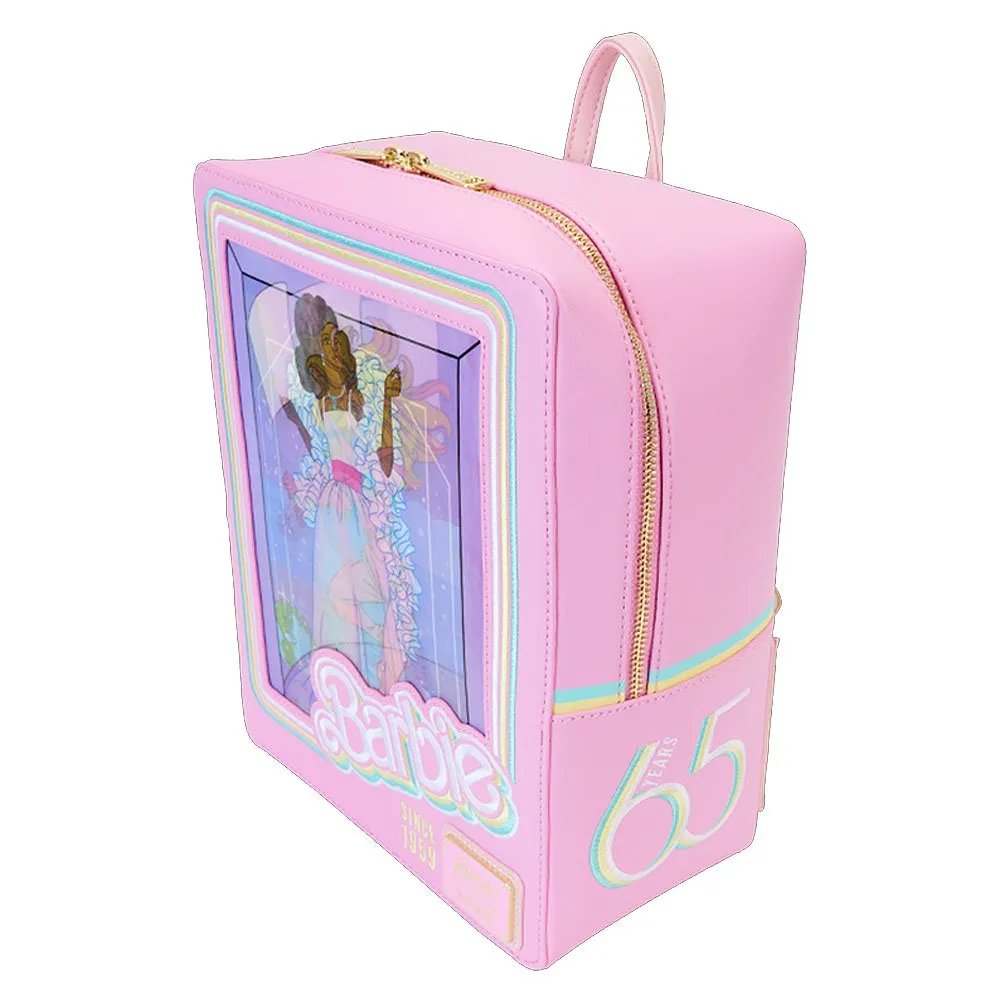 Loungefly x Barbie™ 65th Anniversary Doll Box Triple Lenticular Mini Backpack
