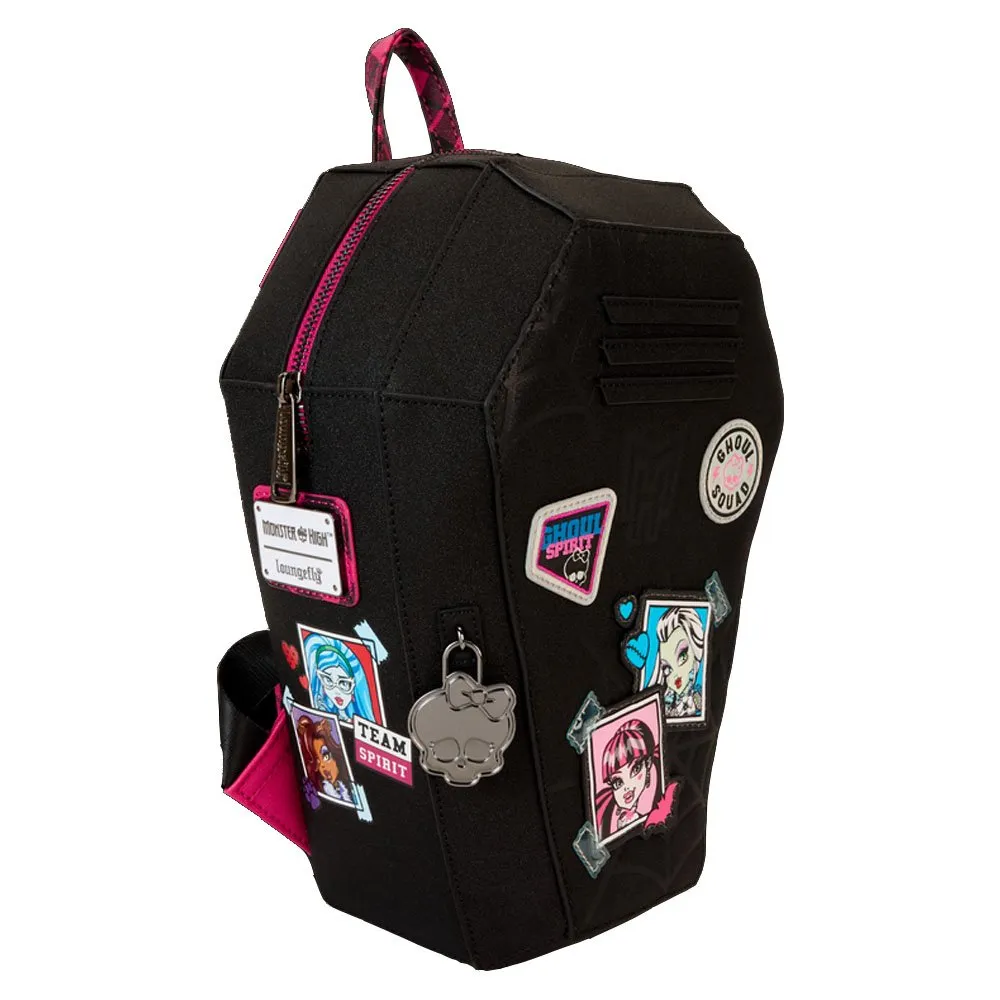Loungefly x Monster High Coffin Locker Figural Mini Backpack