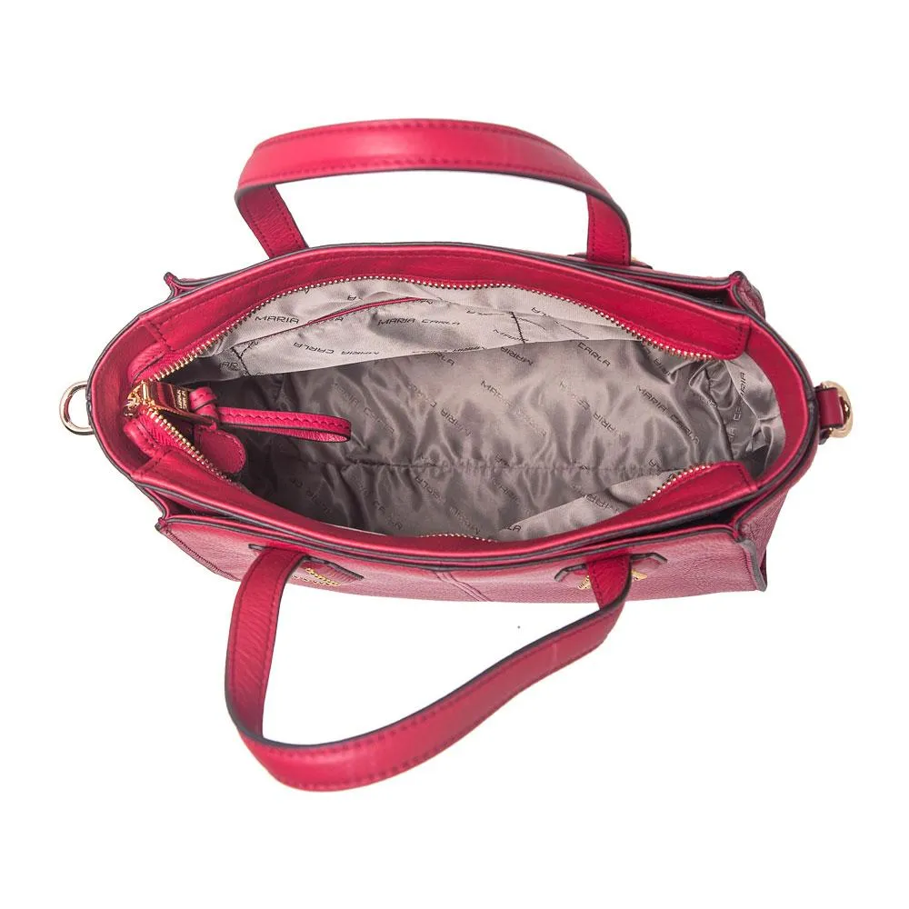 Maria Carla Sophistication: Women's Soft Grain Leather Tote Handbag
