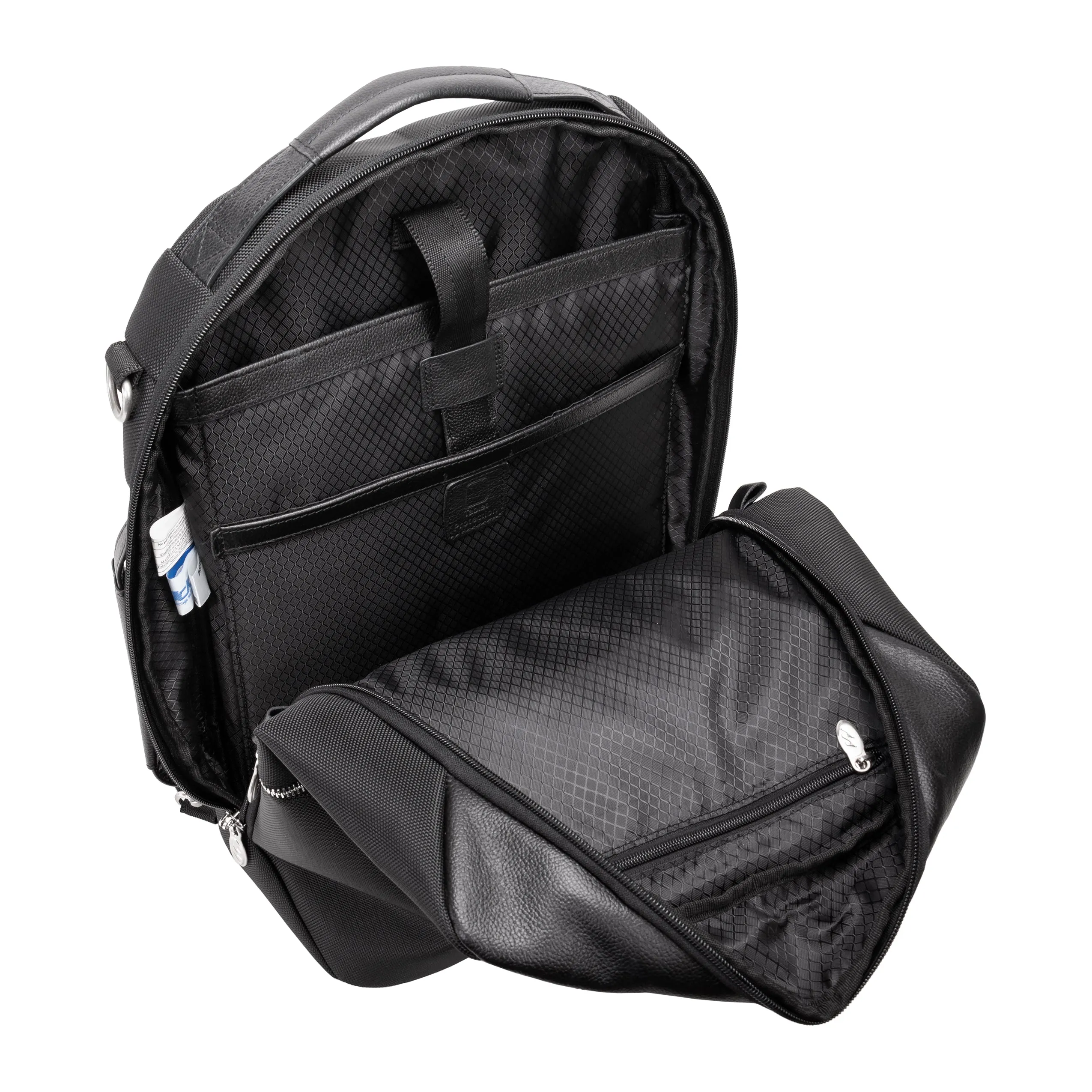 McKlein EAST SIDE 17" Nylon, 2-in-1, Laptop & Tablet, Convertible Travel Backpack & Cross-Body