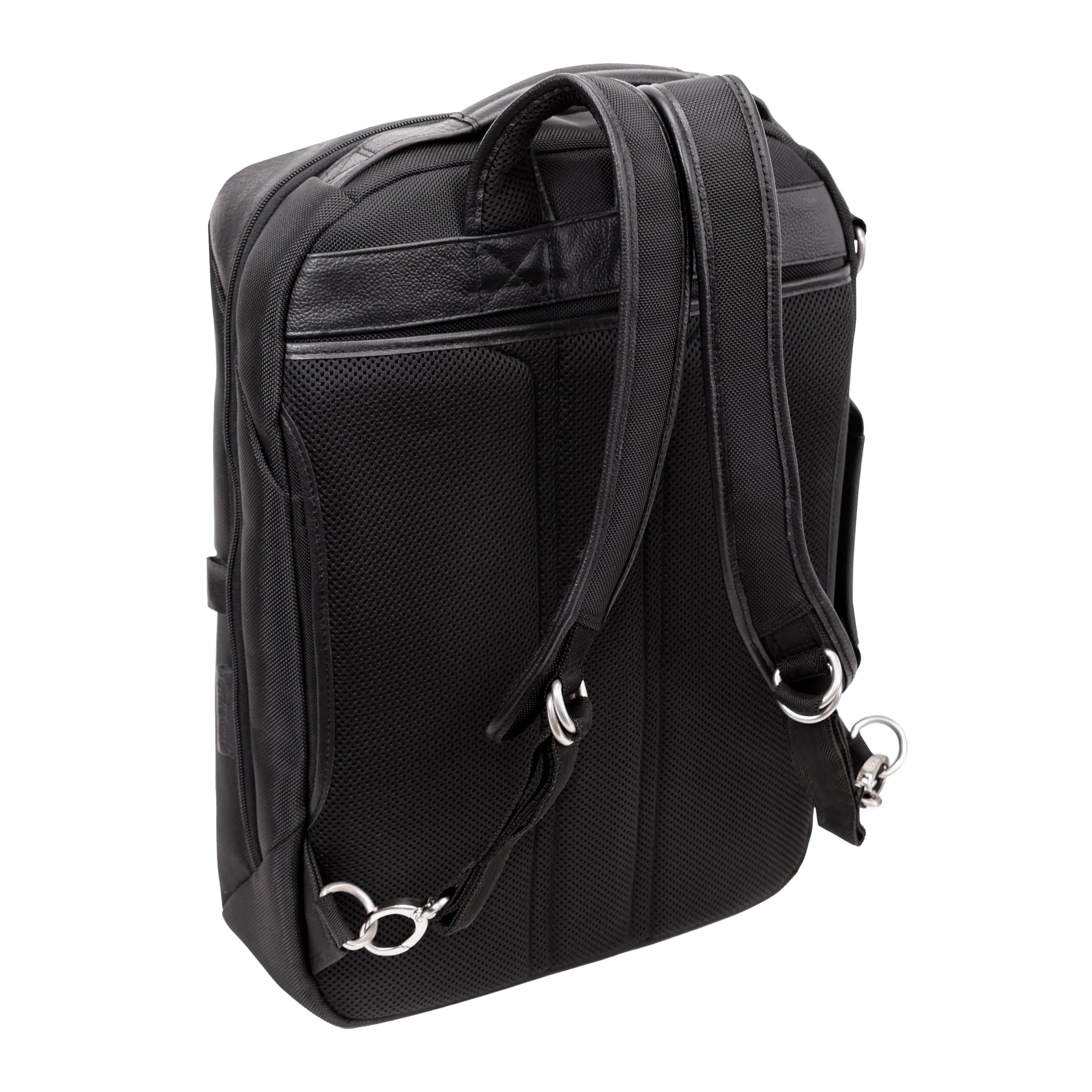 McKlein EAST SIDE 17" Nylon, 2-in-1, Laptop & Tablet, Convertible Travel Backpack & Cross-Body