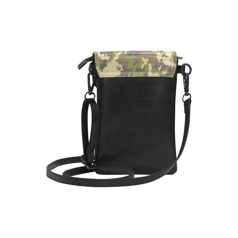 Small Cell Phone Purse - Green Camouflage