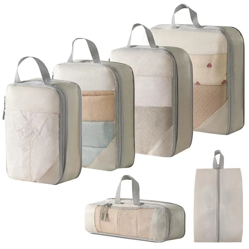 SpaceSaver Expandable Packing Cubes for Organized Travel