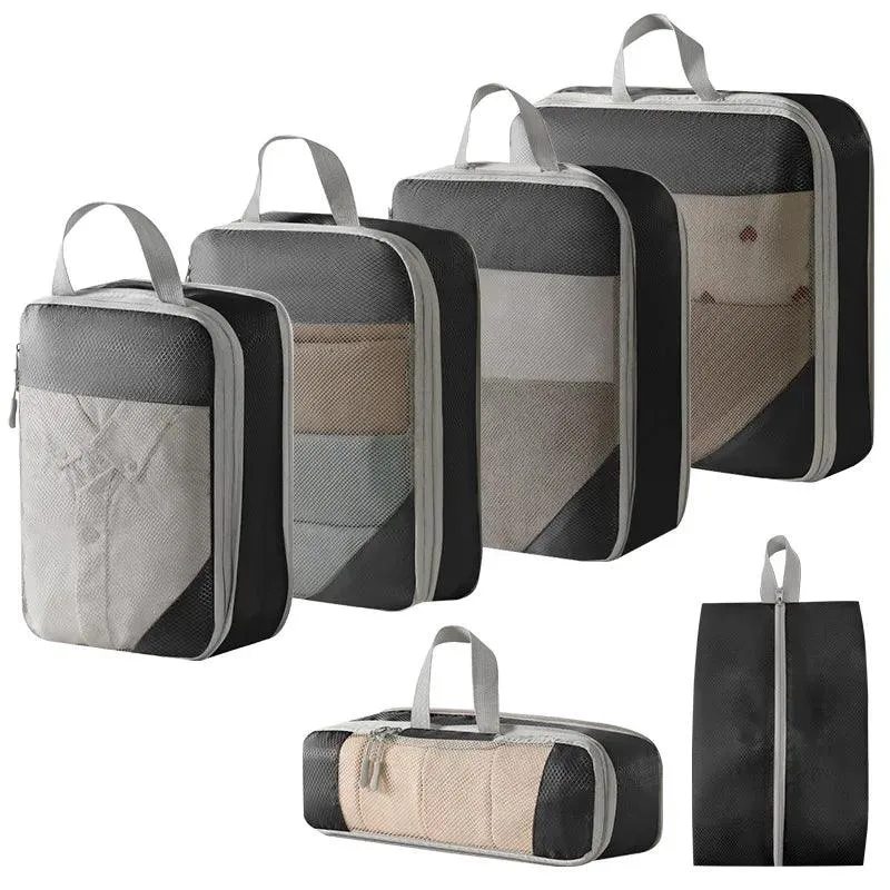 SpaceSaver Expandable Packing Cubes for Organized Travel