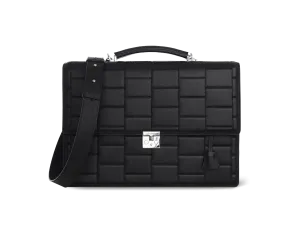 Specter Black Leather Business Bag