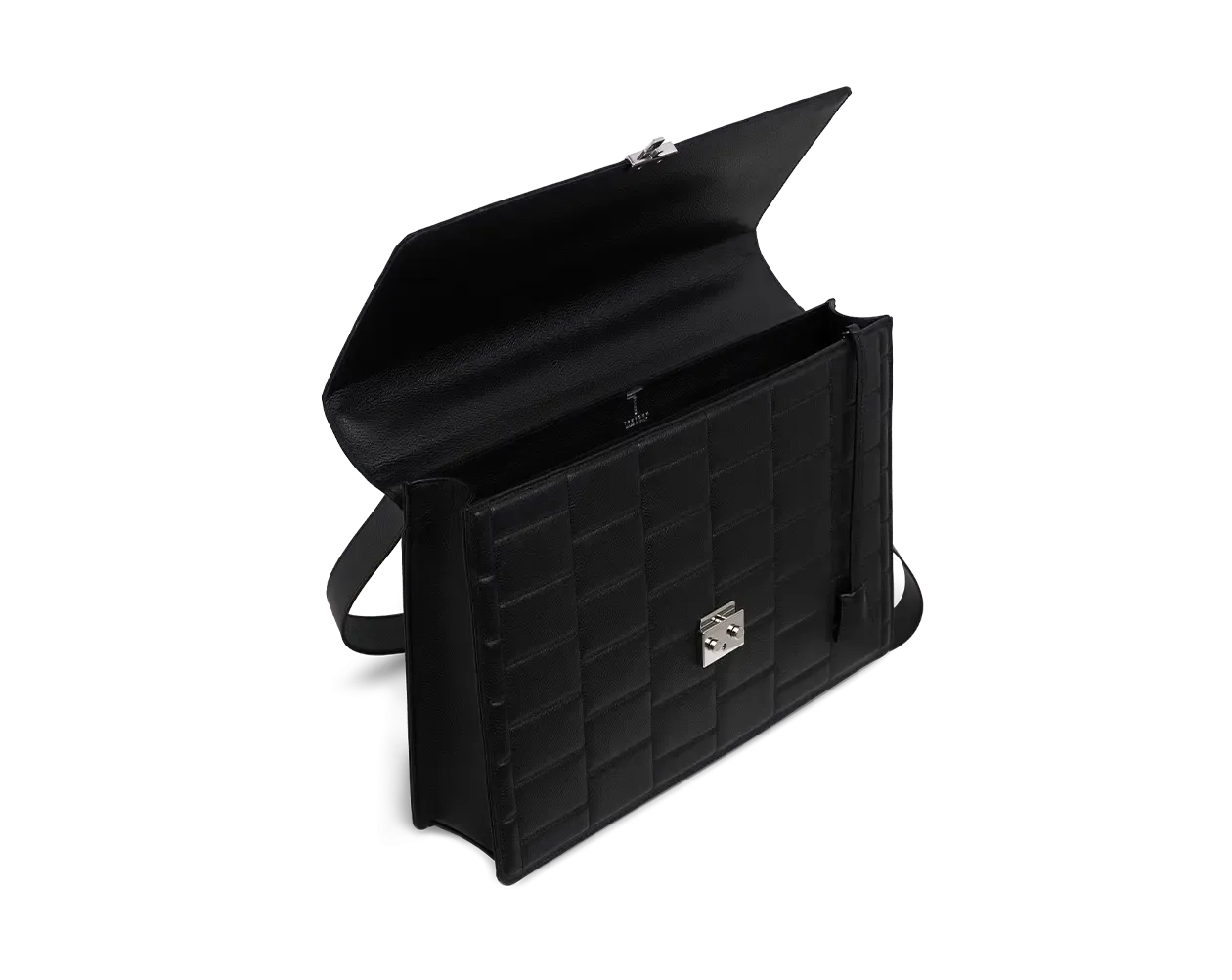 Specter Black Leather Business Bag