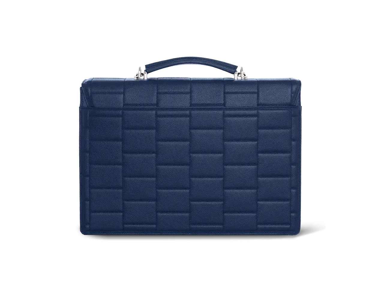 Specter Navy Blue Leather Business Bag