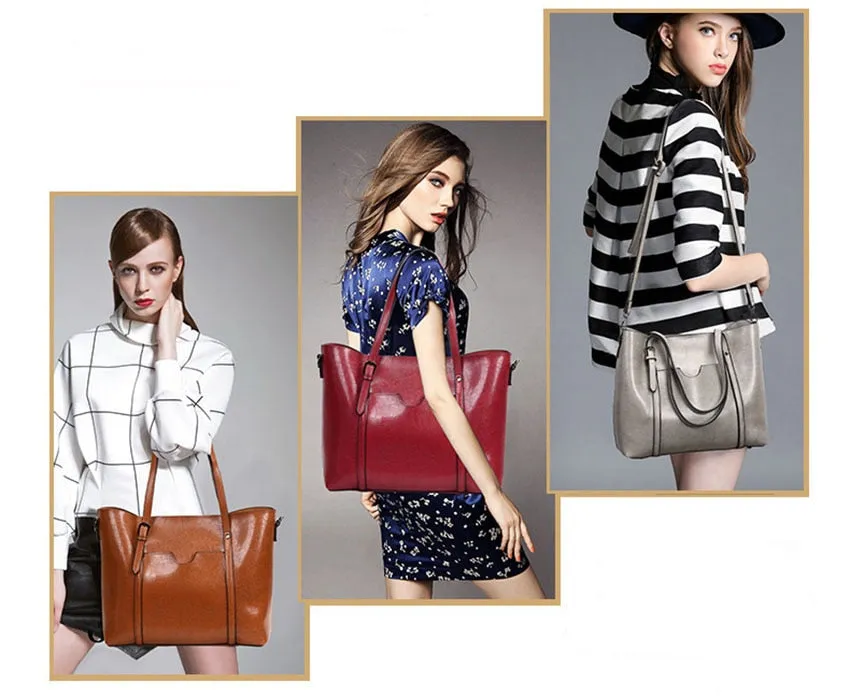 Stylish Luxury Leather Crossbody Handbag