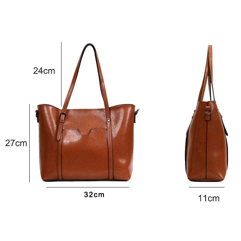 Stylish Luxury Leather Crossbody Handbag