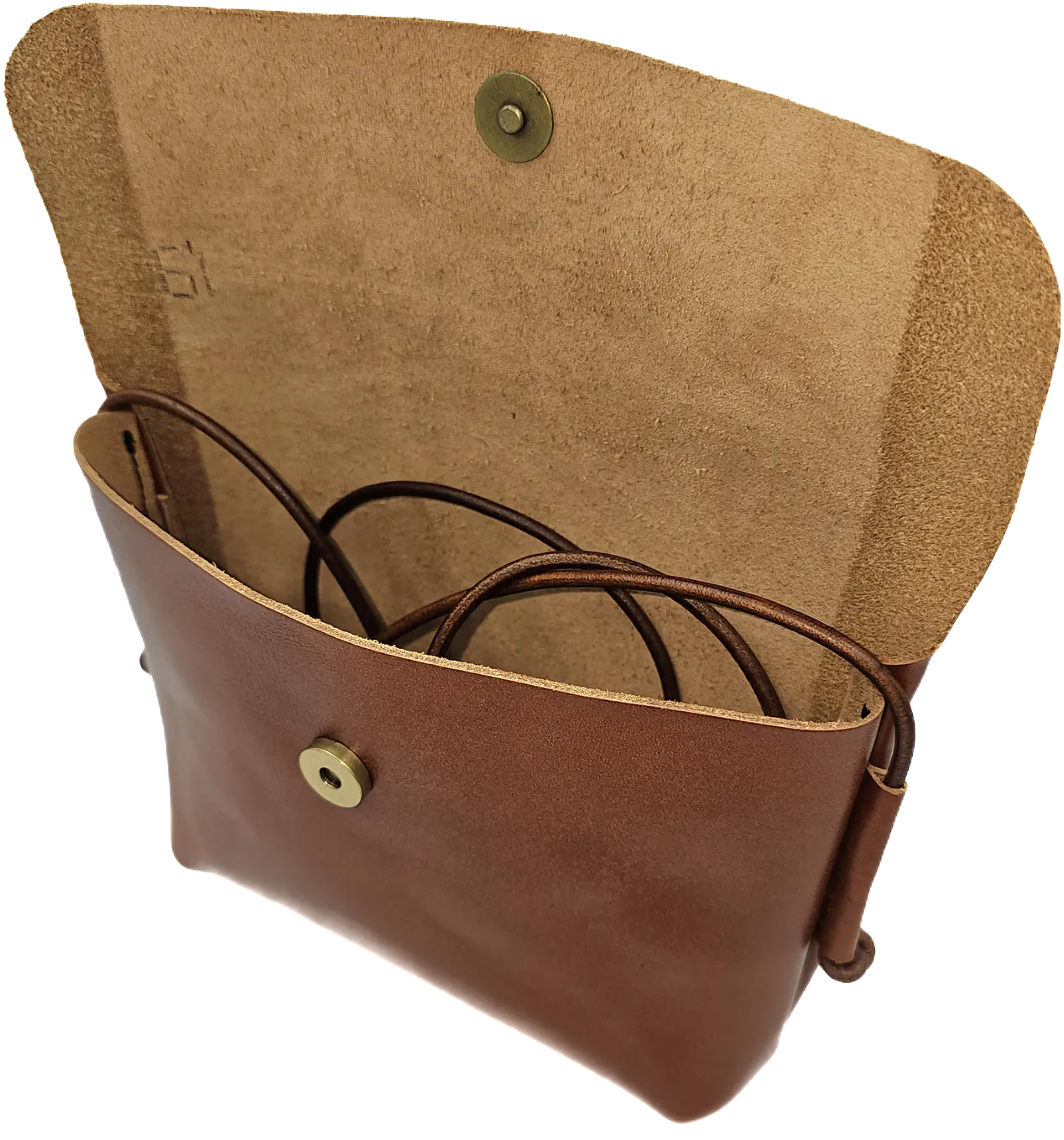 Tampa brown women's leather crossbody bag